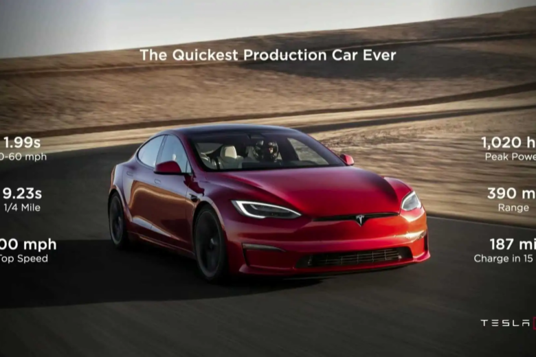 Tesla Model S Plaid : INSANE !